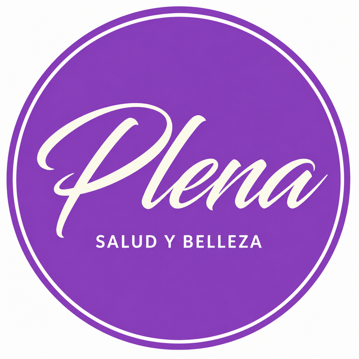 Logotipo de PLENA Salud y Belleza
